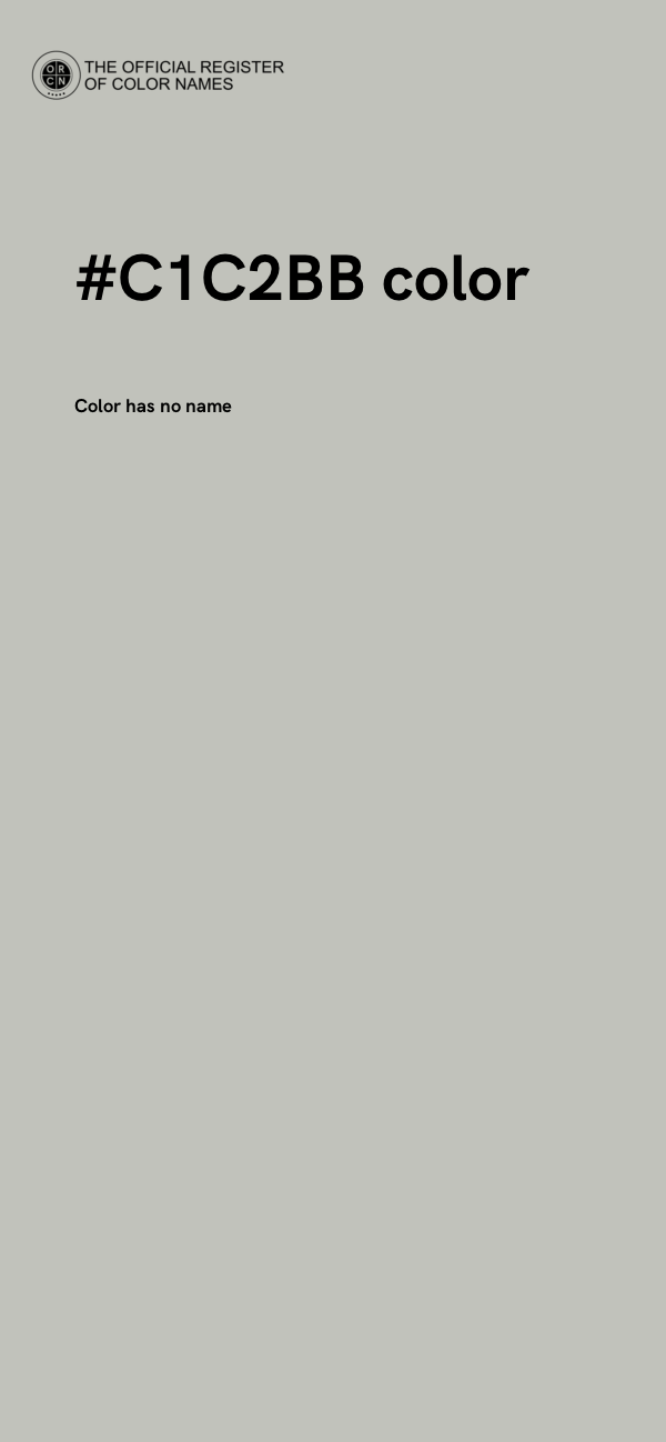 #C1C2BB color image