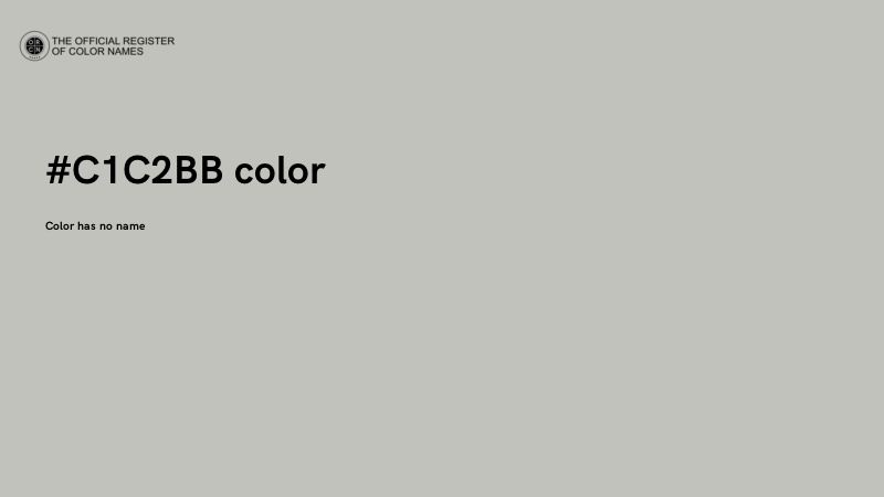 #C1C2BB color image