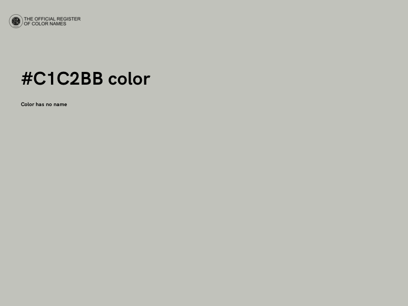 #C1C2BB color image