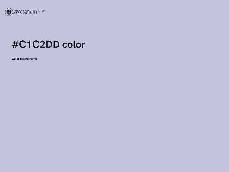#C1C2DD color image