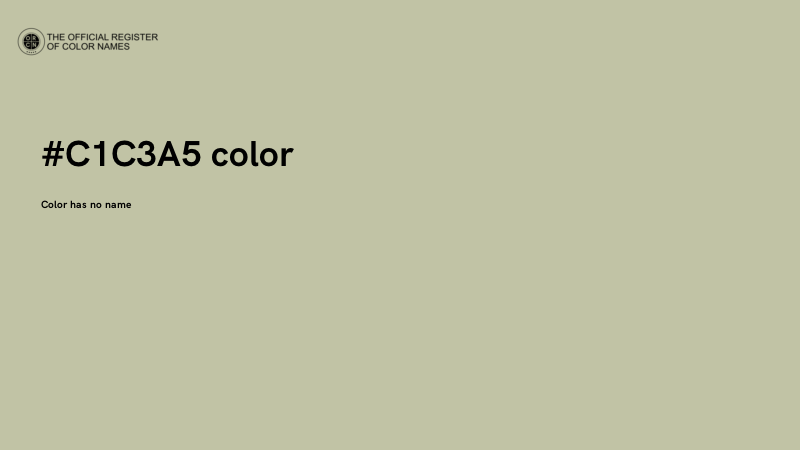 #C1C3A5 color image