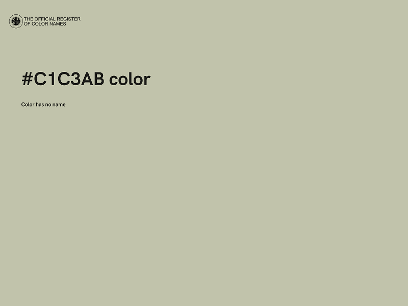 #C1C3AB color image