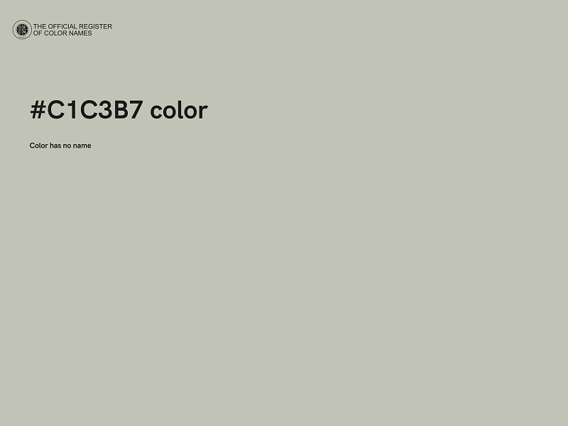 #C1C3B7 color image