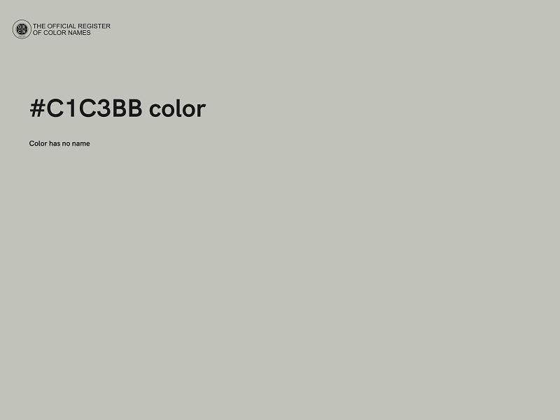 #C1C3BB color image