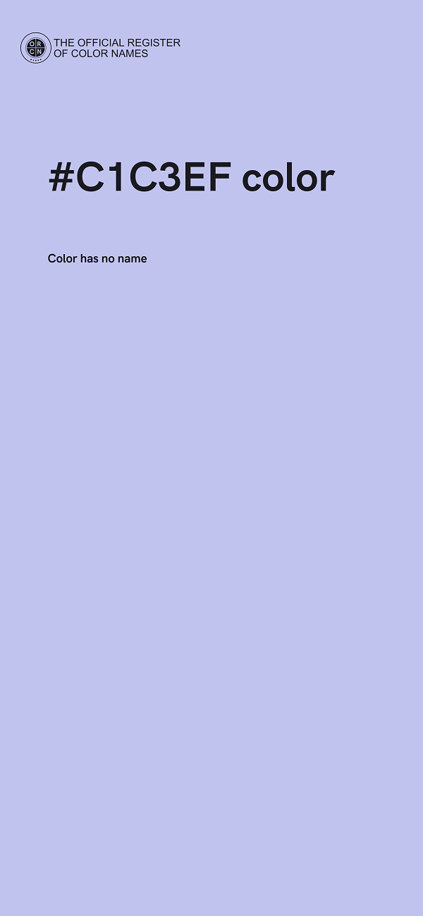 #C1C3EF color image