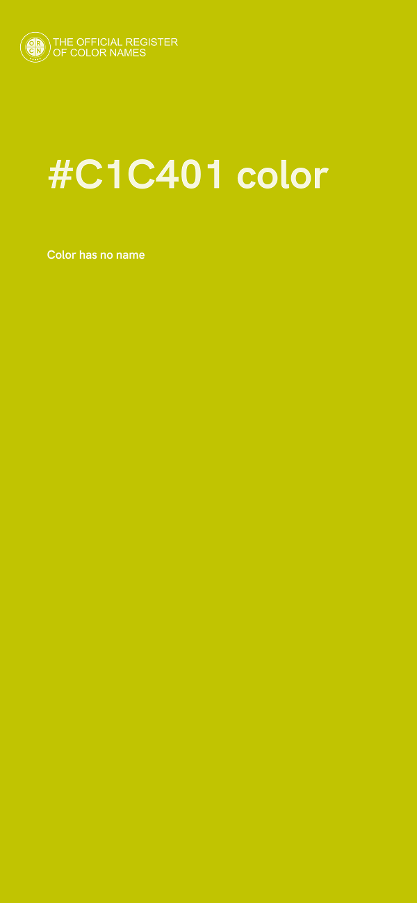 #C1C401 color image
