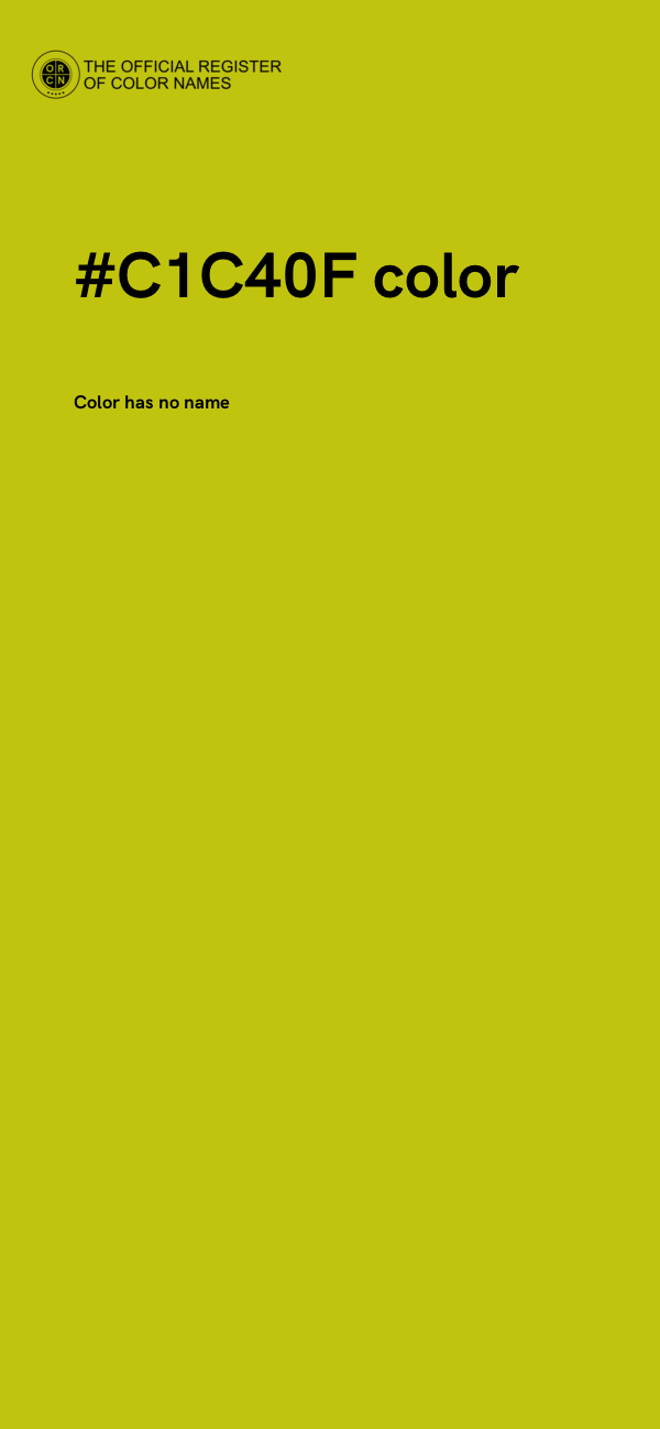 #C1C40F color image