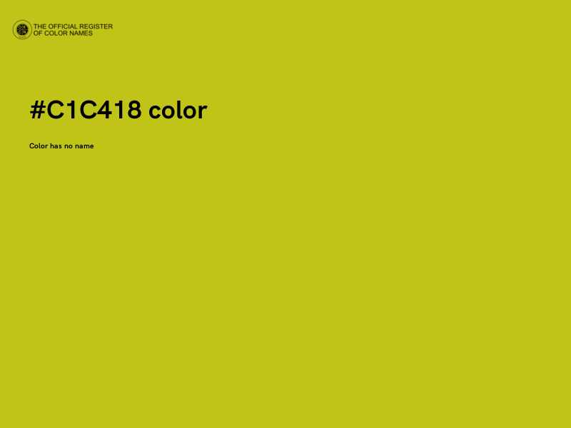 #C1C418 color image