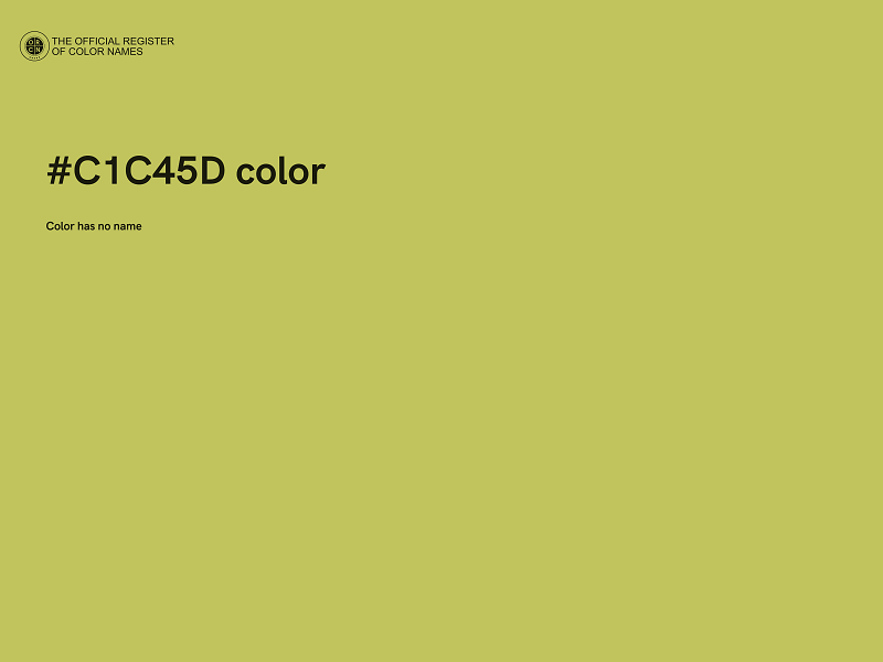 #C1C45D color image
