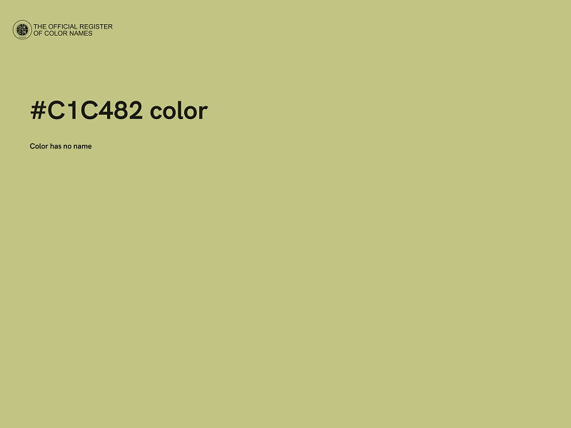 #C1C482 color image