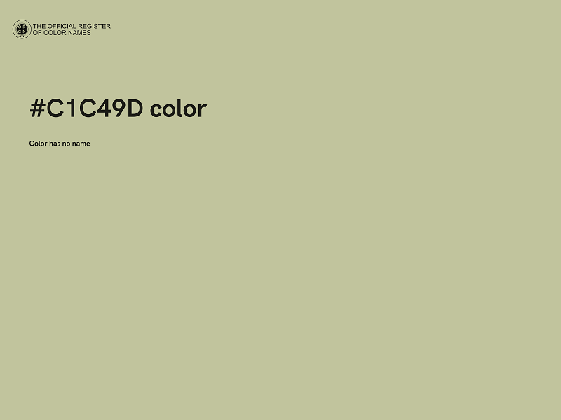 #C1C49D color image