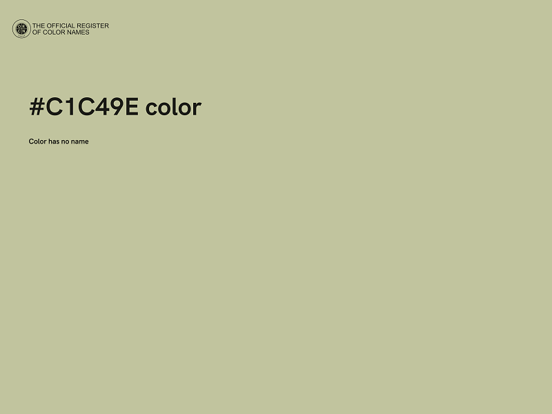 #C1C49E color image