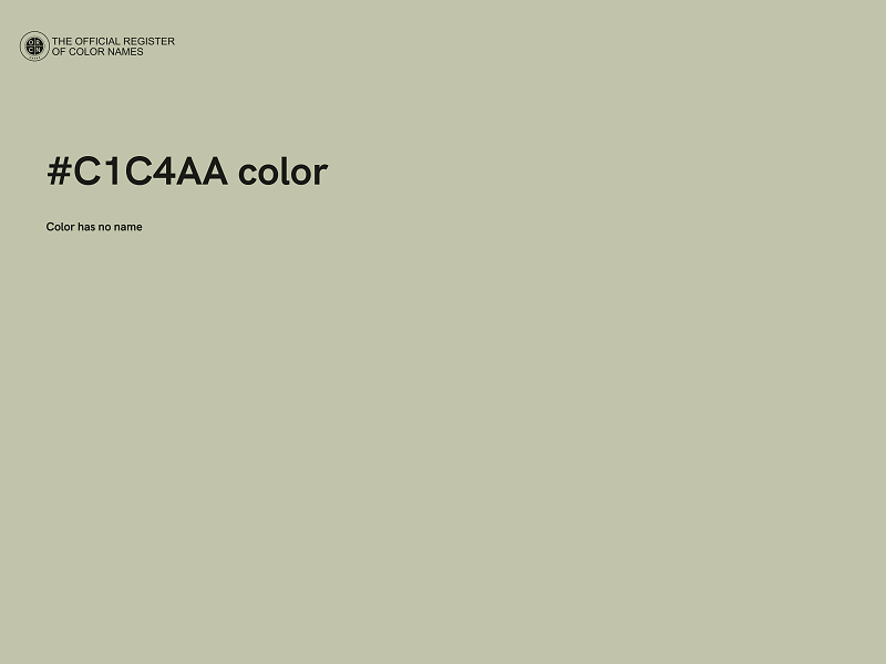 #C1C4AA color image