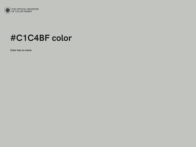 #C1C4BF color image