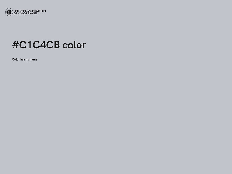 #C1C4CB color image