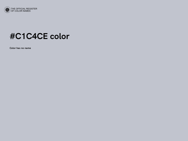 #C1C4CE color image