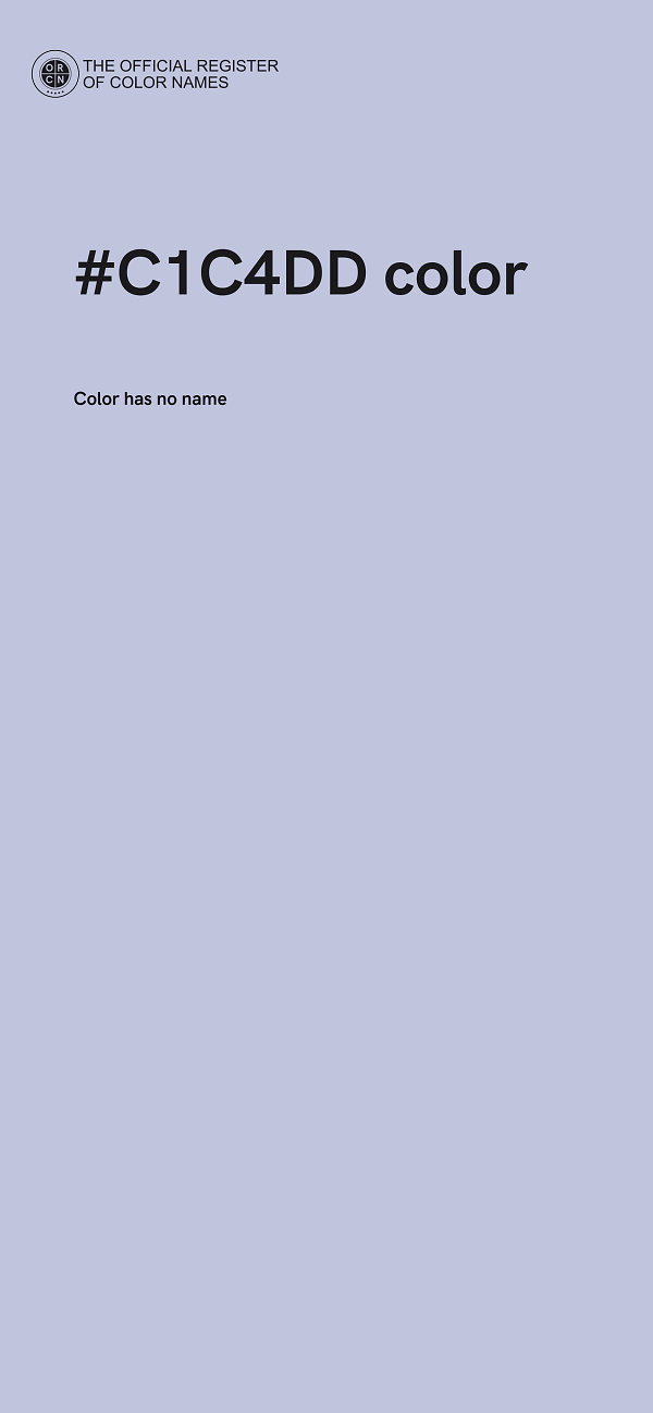 #C1C4DD color image
