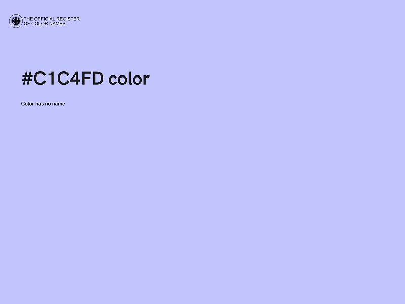 #C1C4FD color image