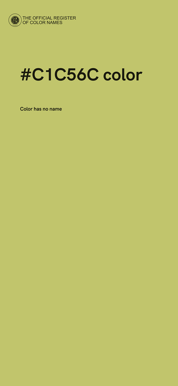 #C1C56C color image