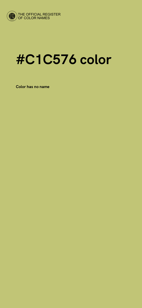 #C1C576 color image