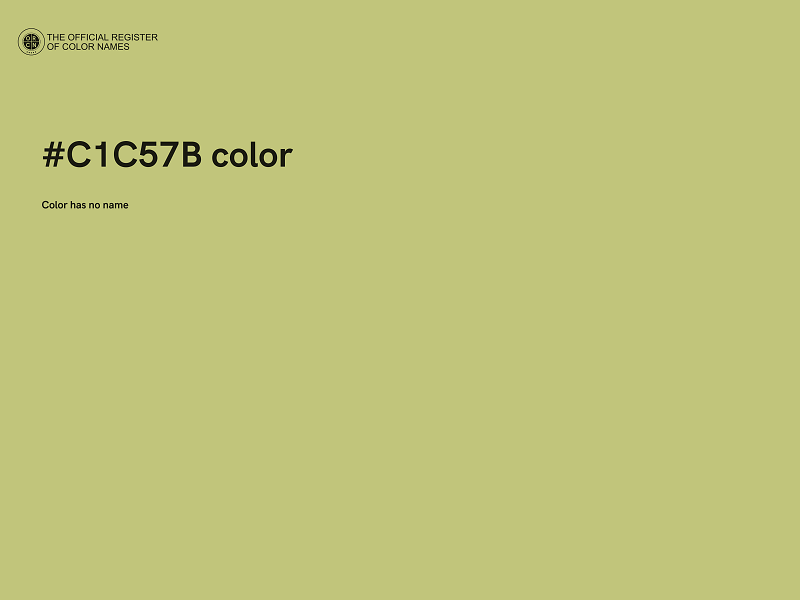 #C1C57B color image