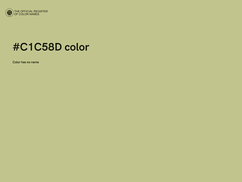 #C1C58D color image