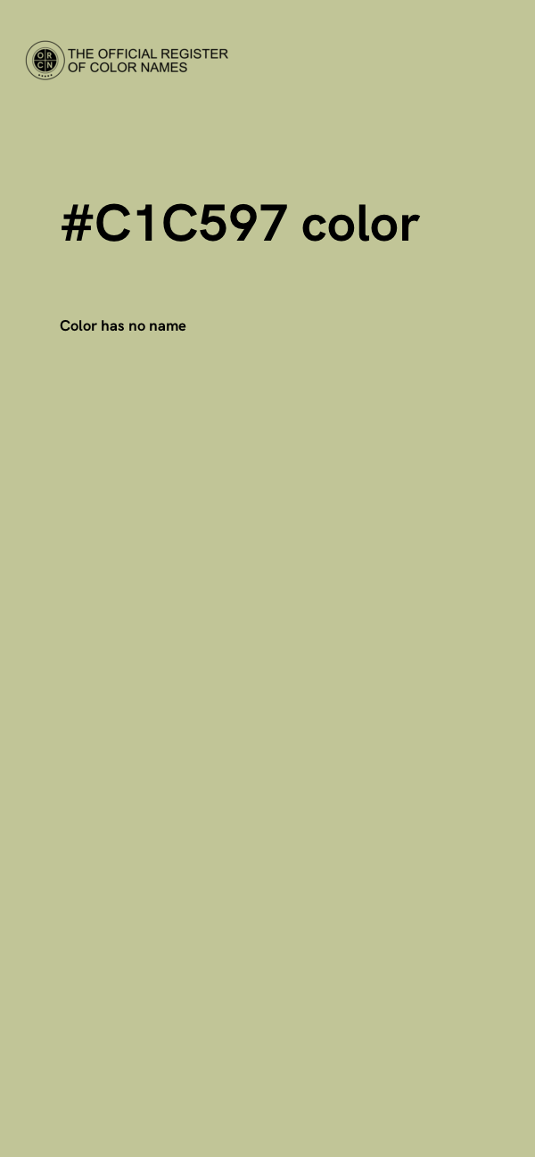 #C1C597 color image