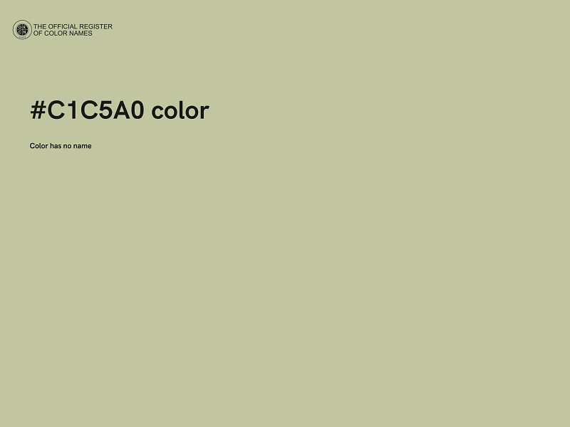 #C1C5A0 color image