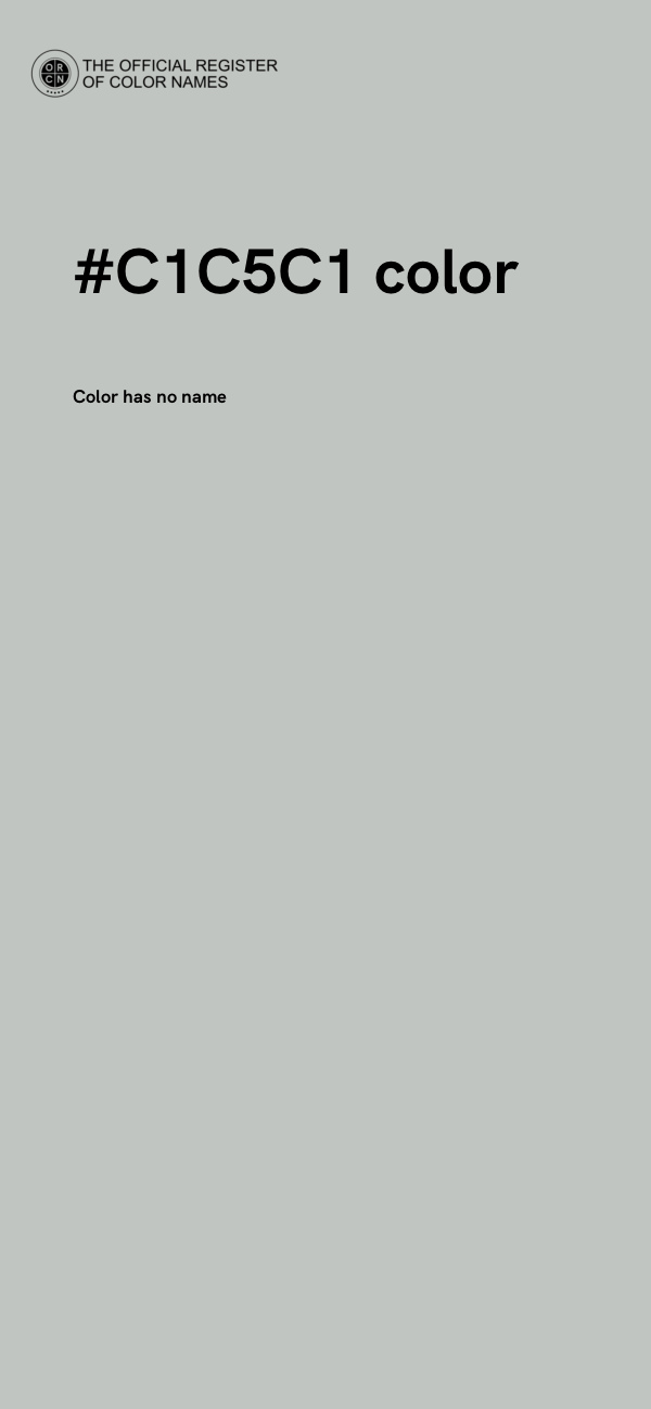#C1C5C1 color image