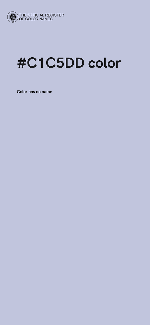 #C1C5DD color image
