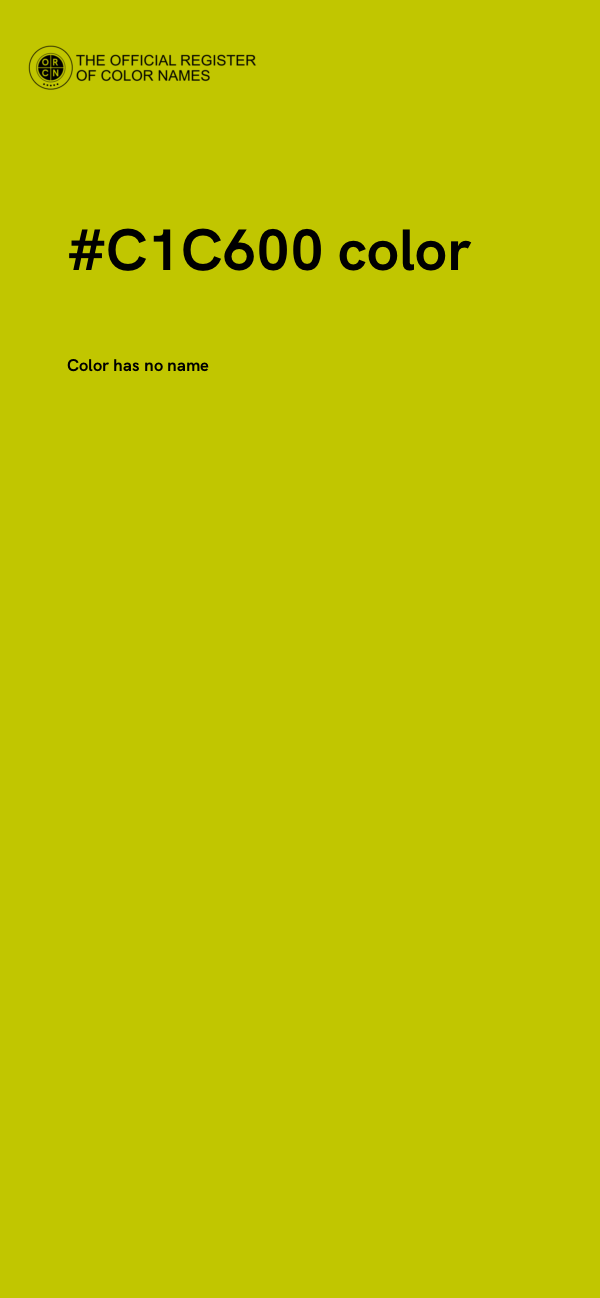#C1C600 color image