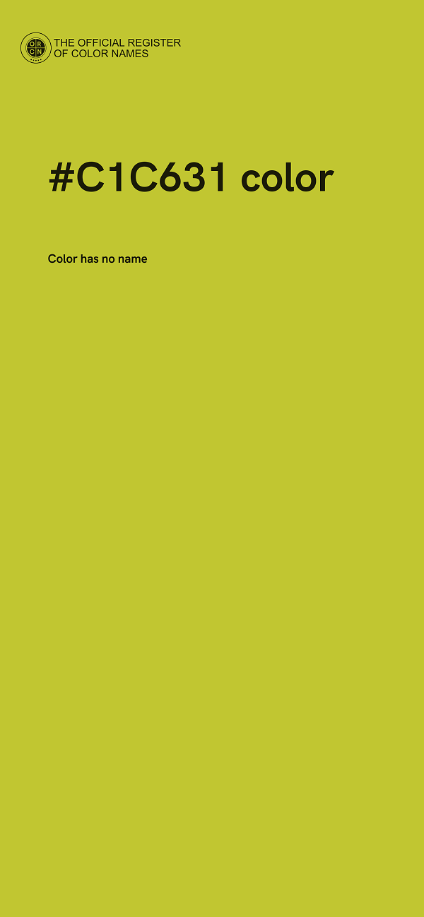 #C1C631 color image