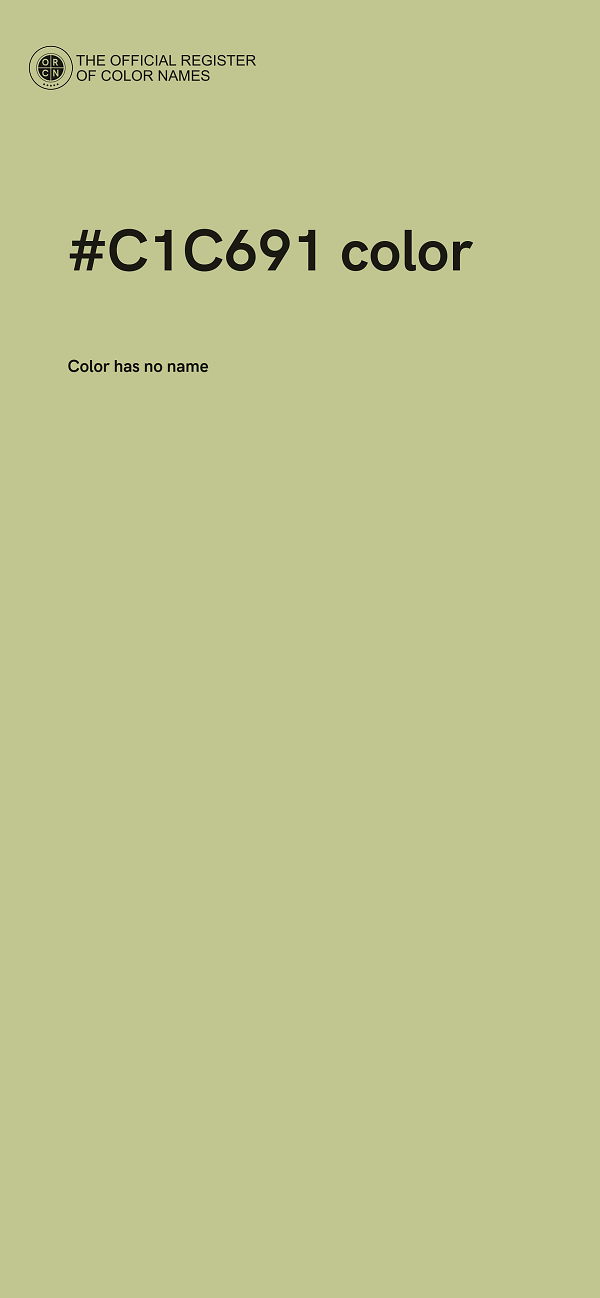 #C1C691 color image