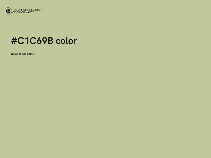 #C1C69B color image