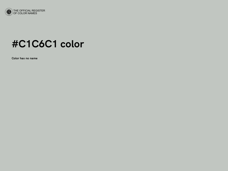 #C1C6C1 color image