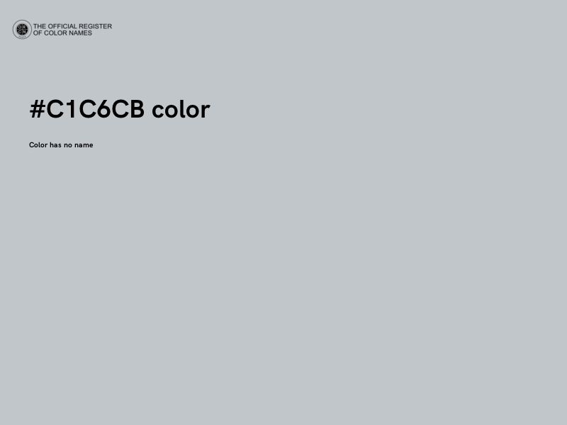 #C1C6CB color image