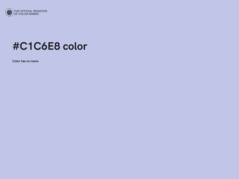 #C1C6E8 color image