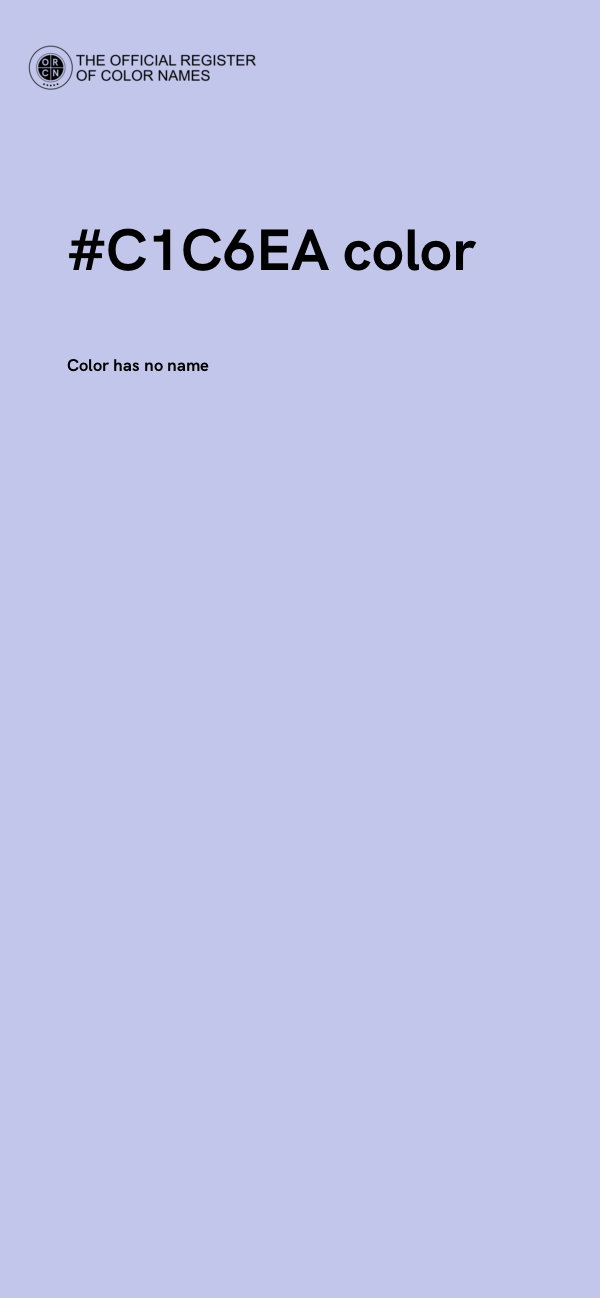#C1C6EA color image