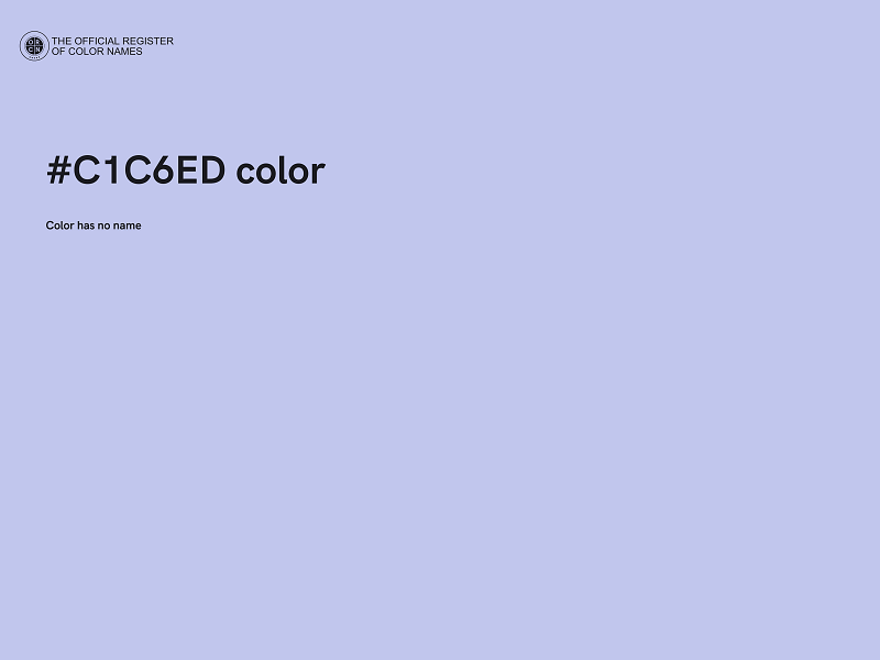 #C1C6ED color image