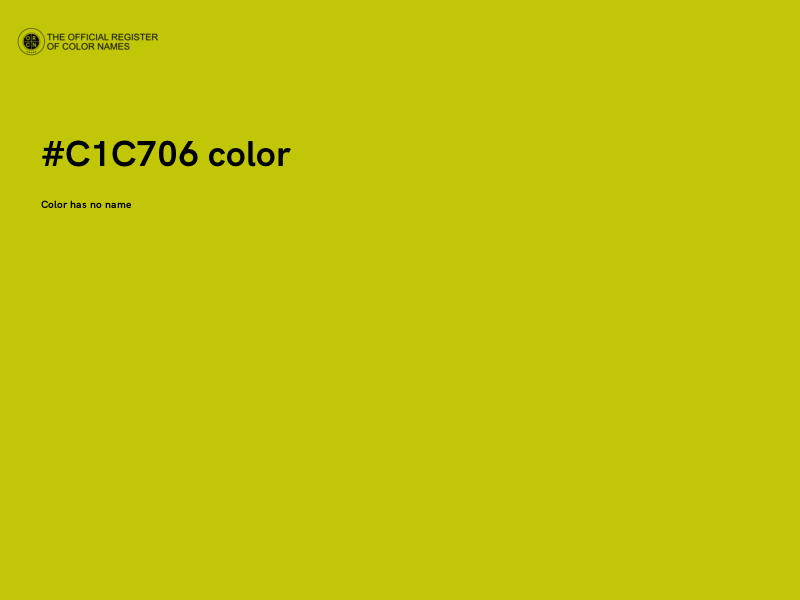 #C1C706 color image