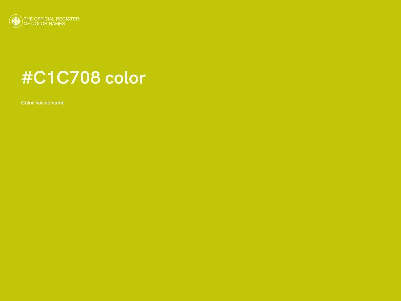 #C1C708 color image