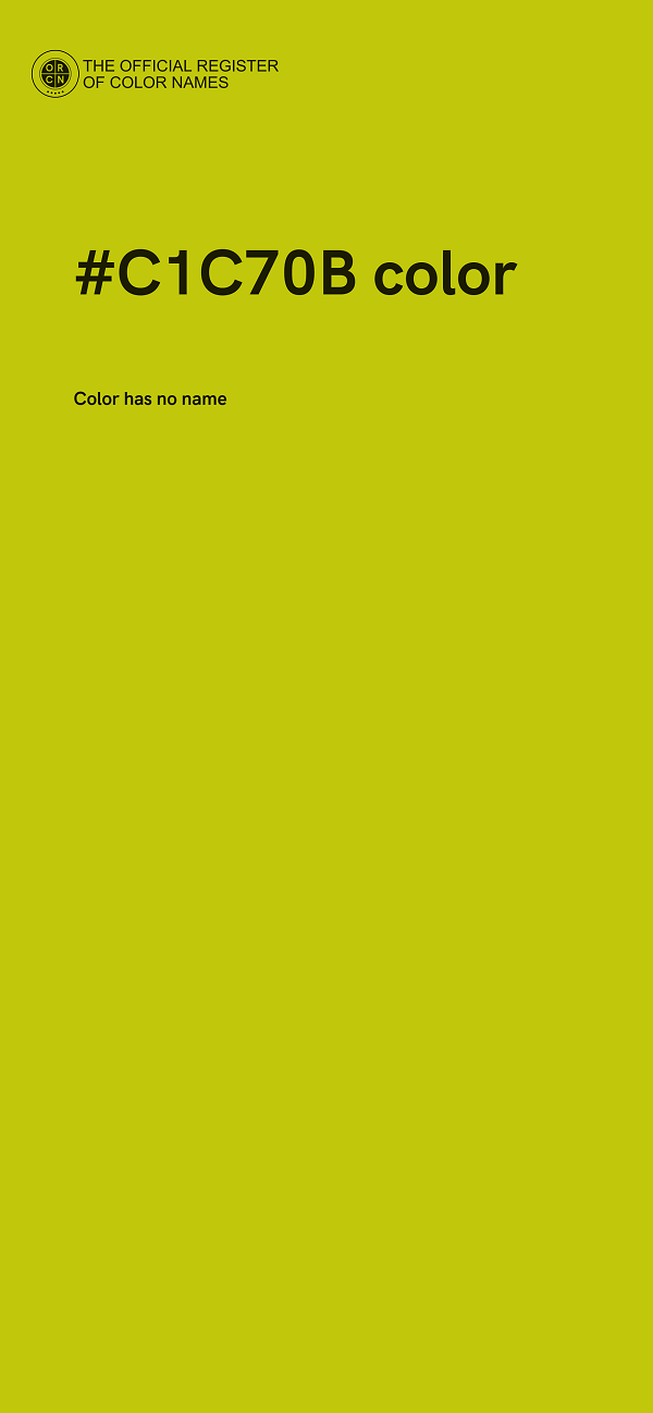 #C1C70B color image