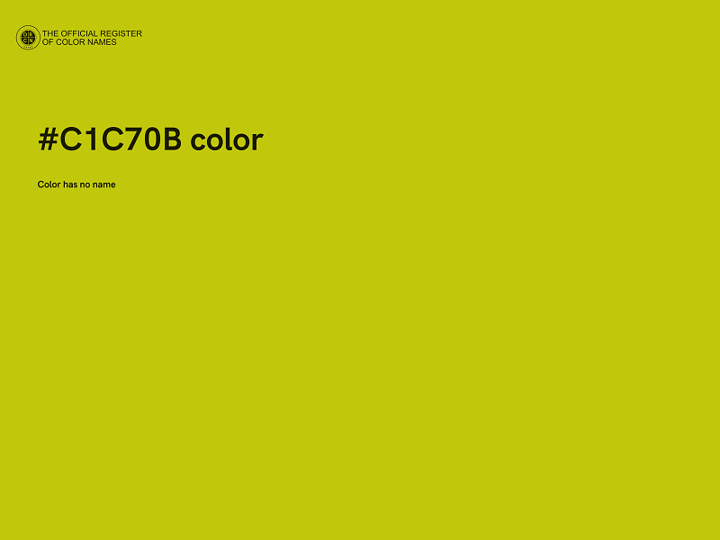#C1C70B color image