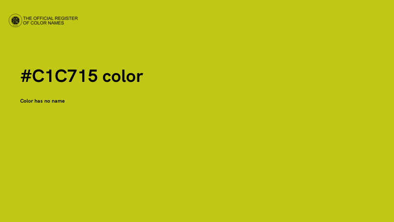 #C1C715 color image