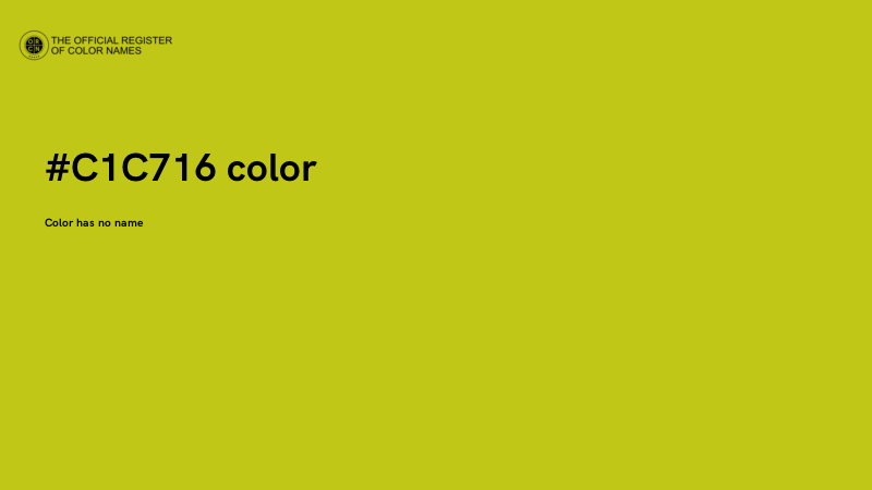 #C1C716 color image