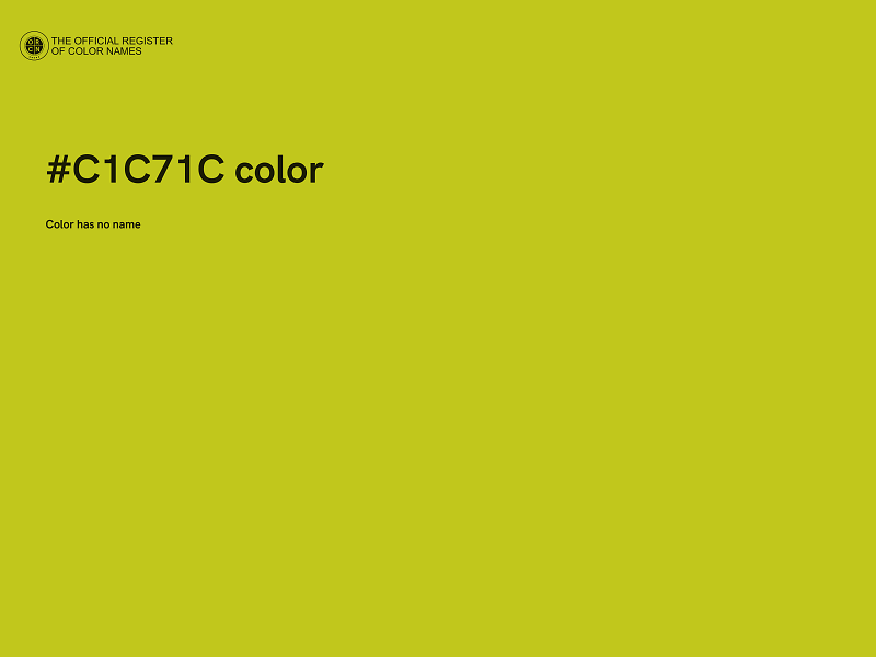 #C1C71C color image