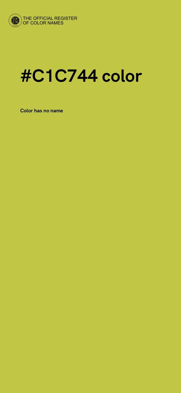 #C1C744 color image
