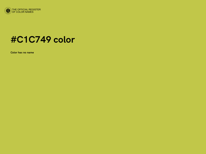 #C1C749 color image