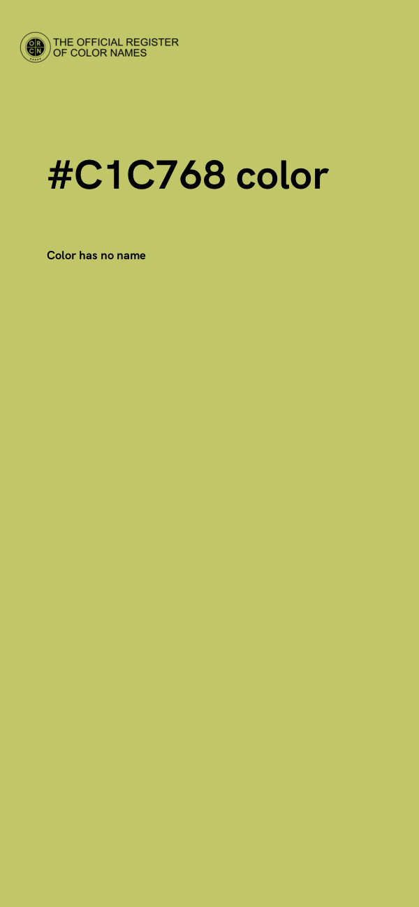 #C1C768 color image