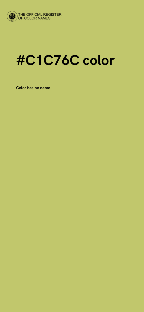 #C1C76C color image